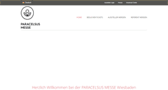 Desktop Screenshot of paracelsus-messe.de